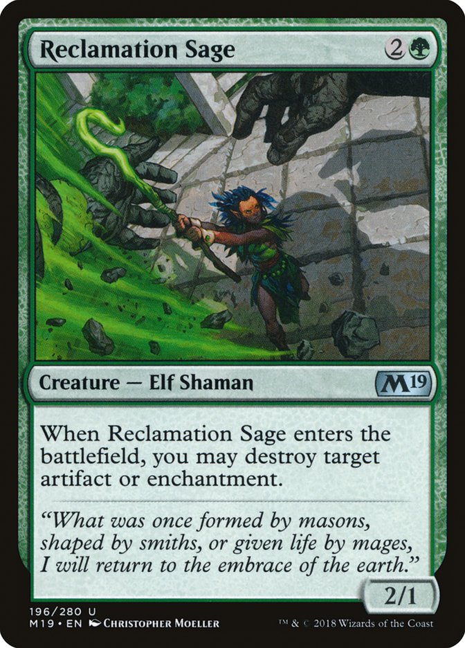 Reclamation Sage [Core Set 2019] | Gate City Games LLC