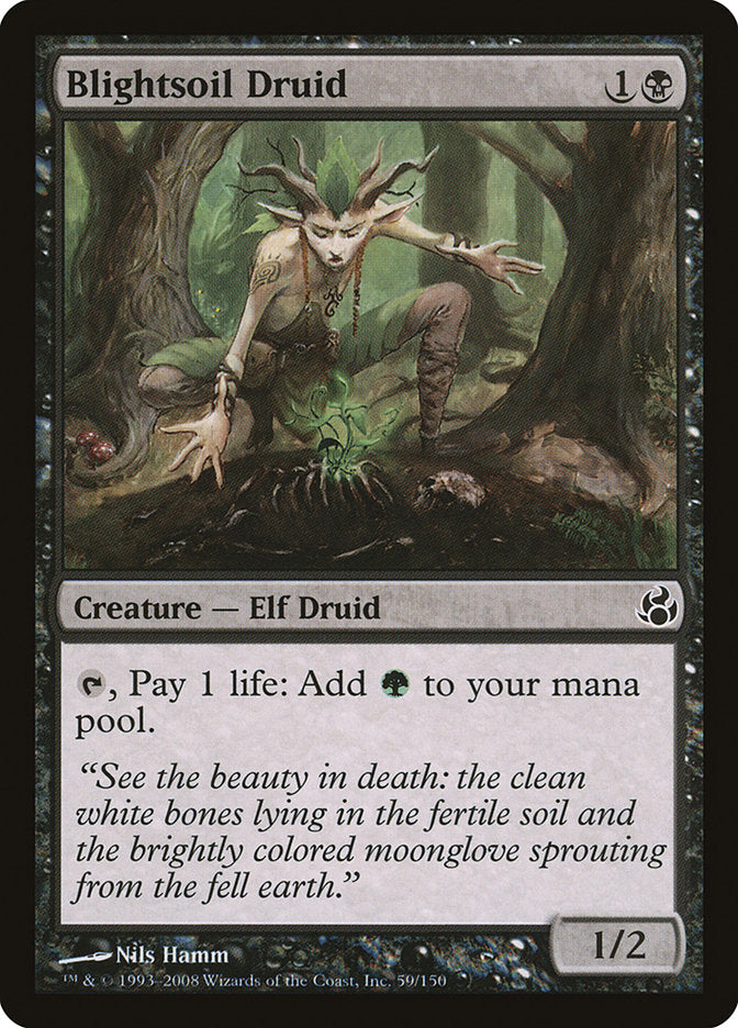 Blightsoil Druid [Morningtide] | Gate City Games LLC