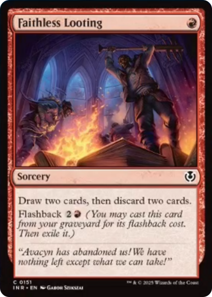 Faithless Looting [Innistrad Remastered] | Gate City Games LLC