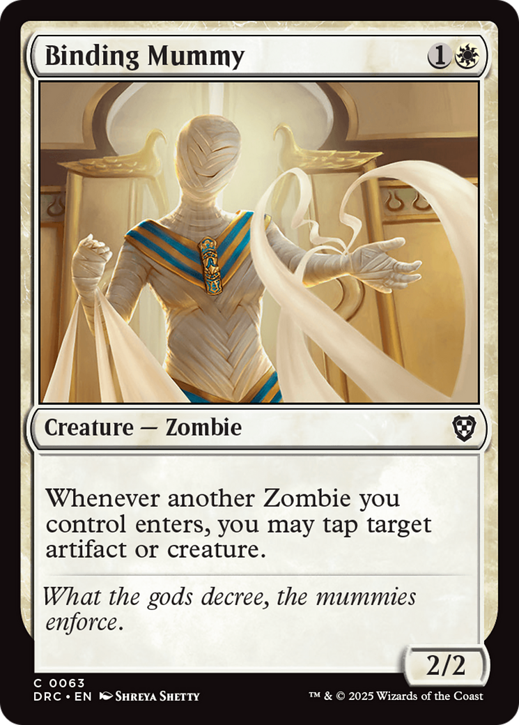 Binding Mummy [Aetherdrift Commander] | Gate City Games LLC