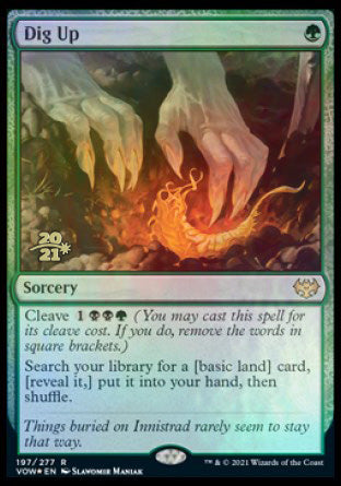 Dig Up [Innistrad: Crimson Vow Prerelease Promos] | Gate City Games LLC