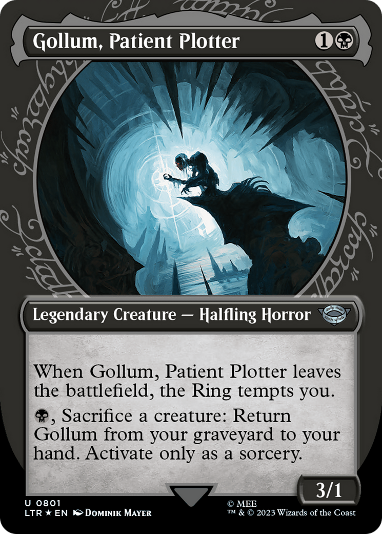 Gollum, Patient Plotter (Showcase) (Surge Foil) [The Lord of the Rings: Tales of Middle-Earth] | Gate City Games LLC