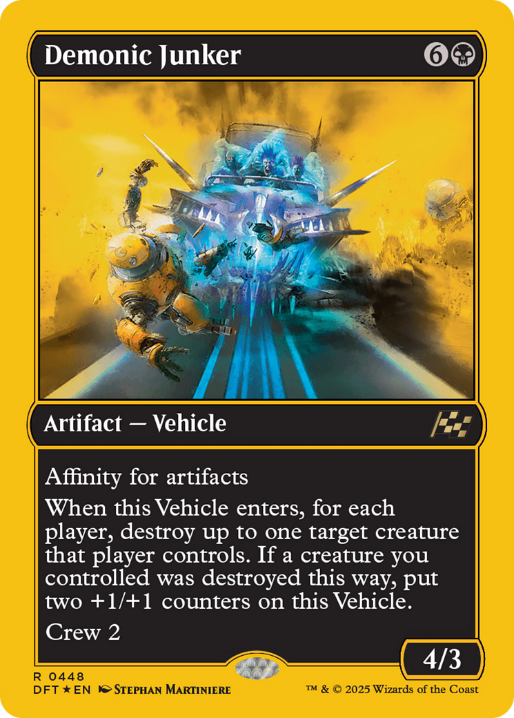 Demonic Junker (First-Place Foil) [Aetherdrift] | Gate City Games LLC