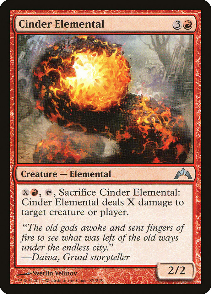 Cinder Elemental [Gatecrash] | Gate City Games LLC