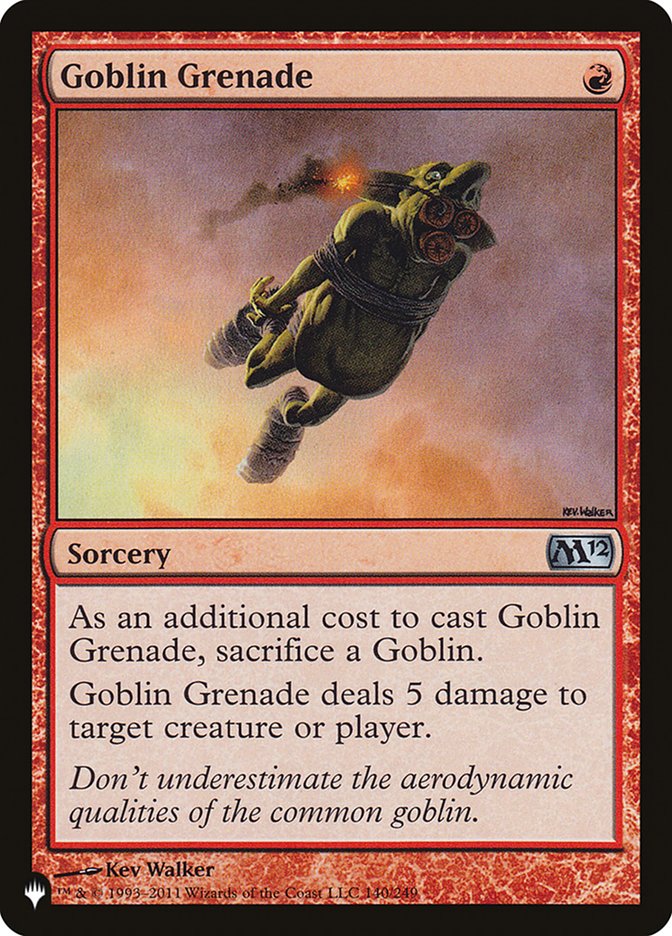 Goblin Grenade [The List] | Gate City Games LLC