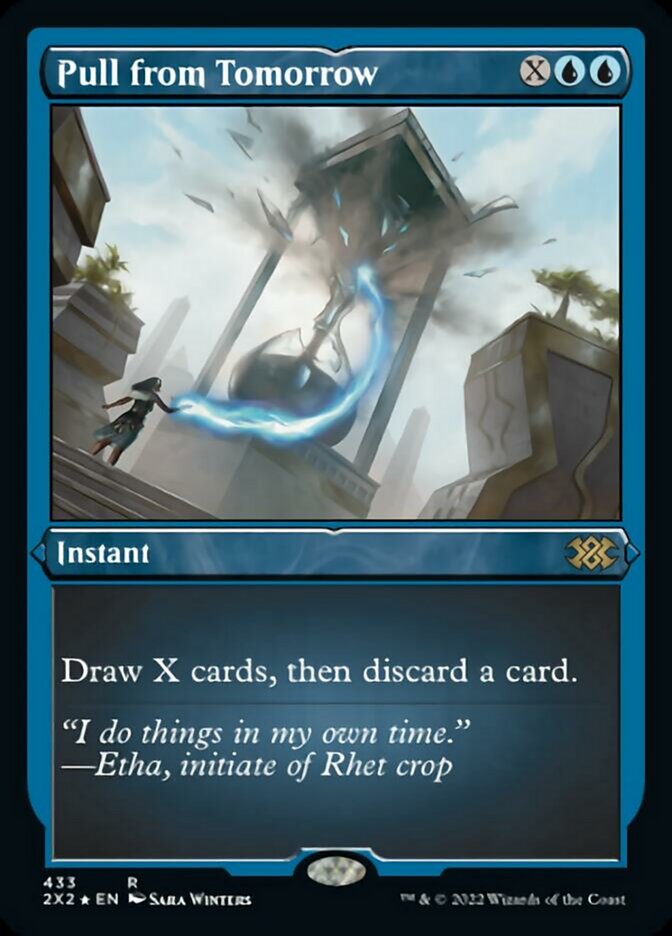 Pull from Tomorrow (Foil Etched) [Double Masters 2022] | Gate City Games LLC