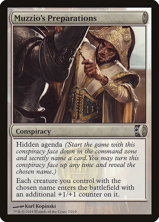 Muzzio's Preparations [Conspiracy] | Gate City Games LLC