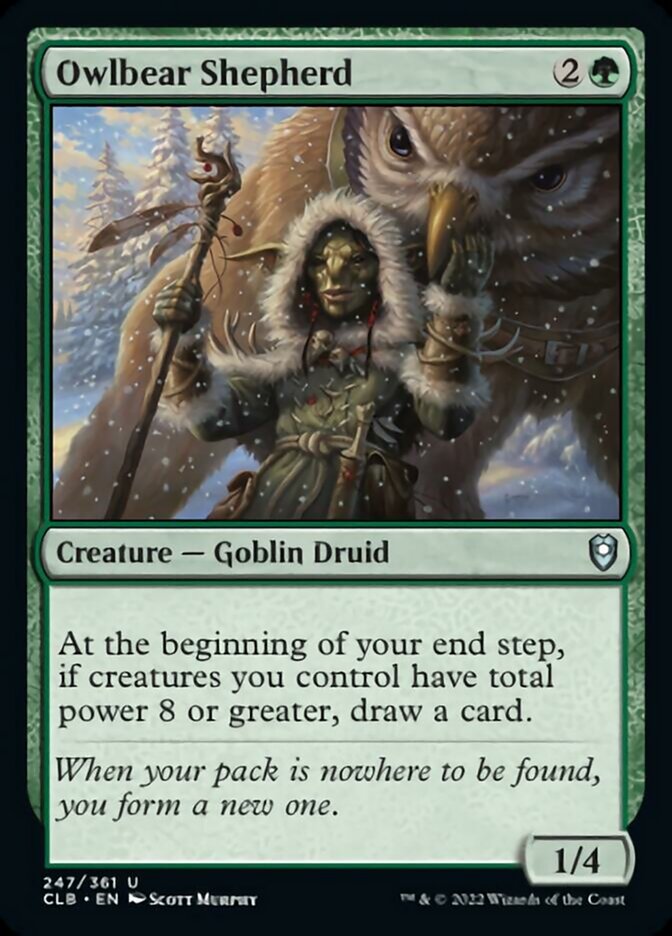 Owlbear Shepherd [Commander Legends: Battle for Baldur's Gate] | Gate City Games LLC
