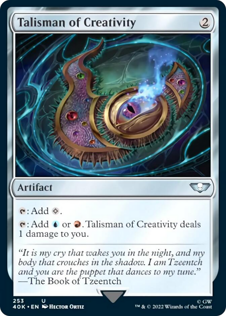 Talisman of Creativity (Surge Foil) [Warhammer 40,000] | Gate City Games LLC