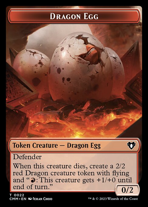 City's Blessing // Dragon Egg Double-Sided Token [Commander Masters Tokens] | Gate City Games LLC