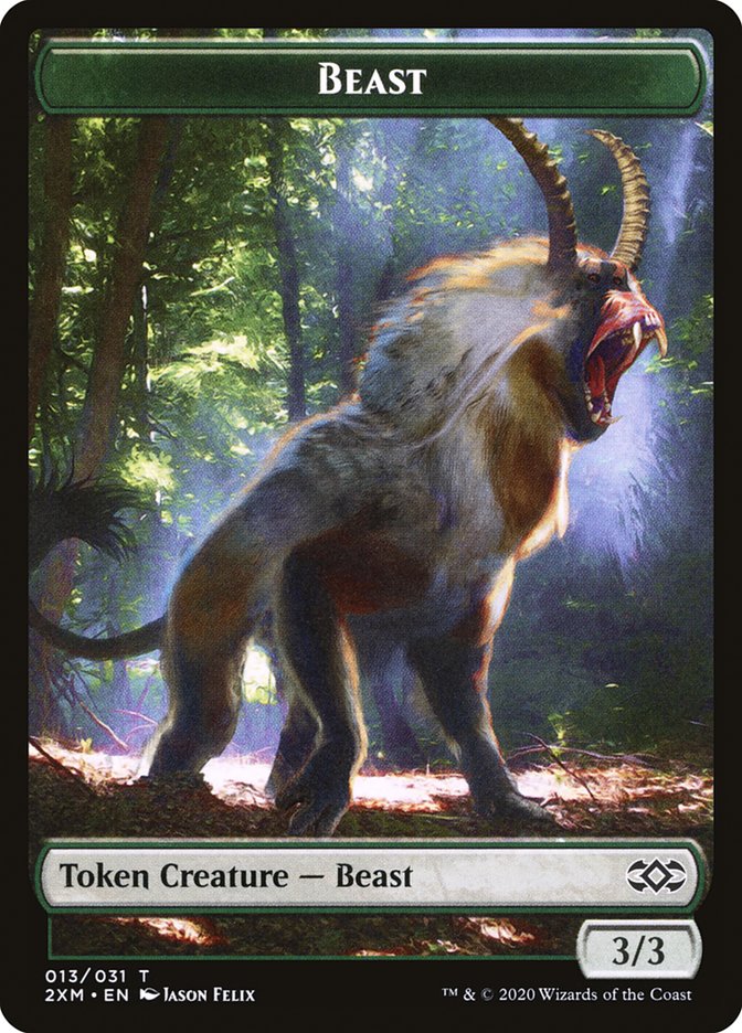 Beast Token [Double Masters Tokens] | Gate City Games LLC
