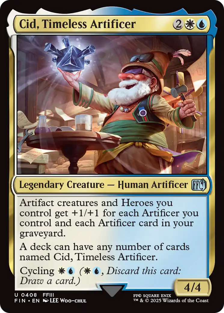 Cid, Timeless Artificer (0408) [FINAL FANTASY] | Gate City Games LLC
