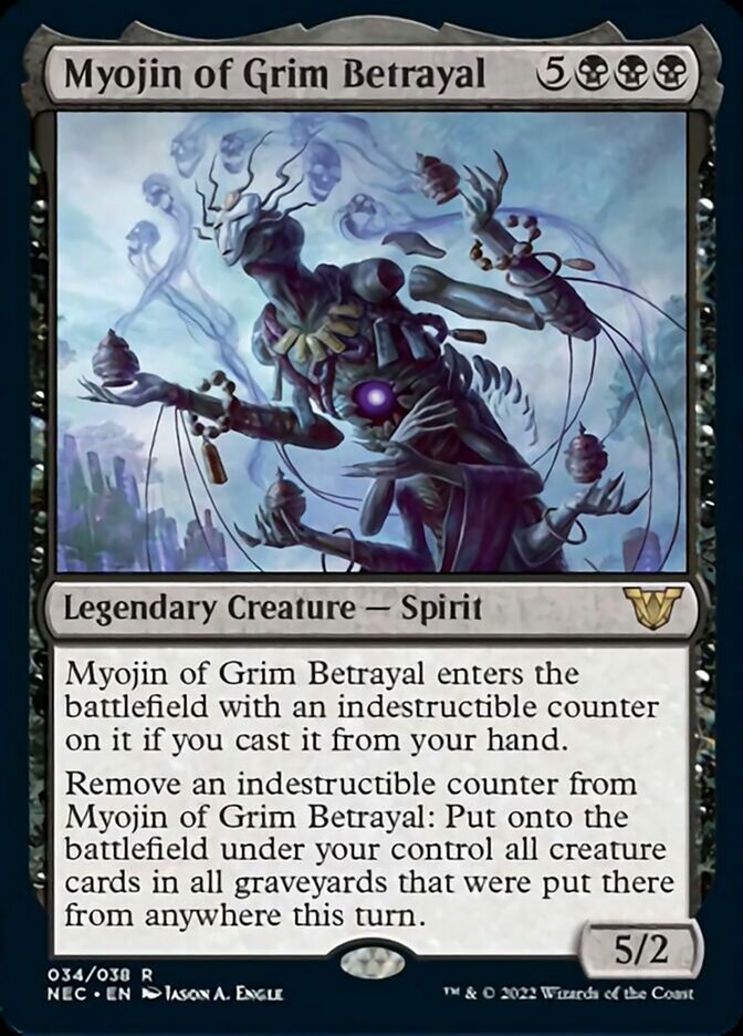 Myojin of Grim Betrayal [Kamigawa: Neon Dynasty Commander] | Gate City Games LLC