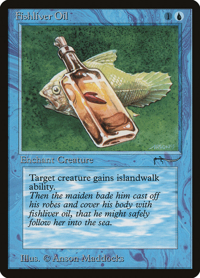 Fishliver Oil (Dark Mana Cost) [Arabian Nights] | Gate City Games LLC