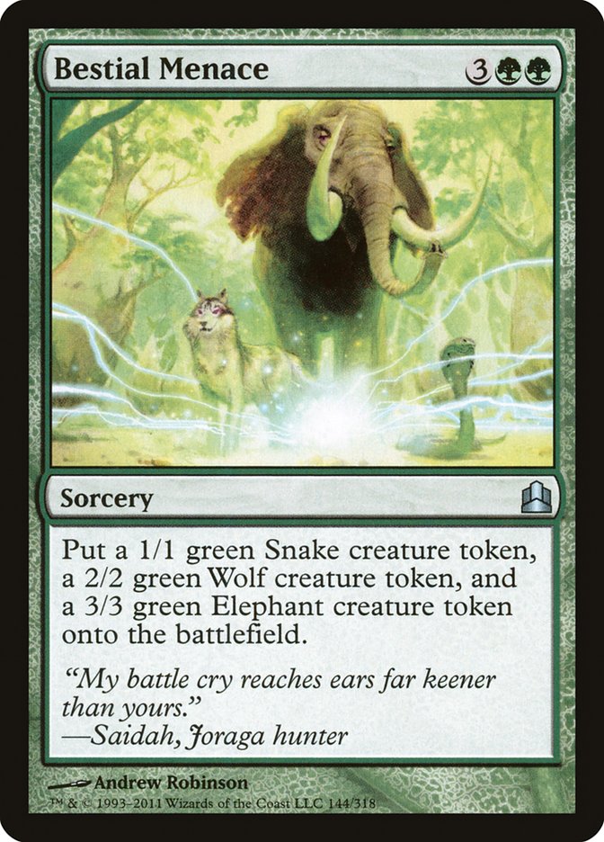 Bestial Menace [Commander 2011] | Gate City Games LLC