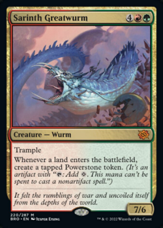 Sarinth Greatwurm [The Brothers' War] | Gate City Games LLC