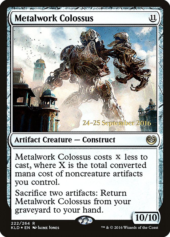 Metalwork Colossus [Kaladesh Prerelease Promos] | Gate City Games LLC