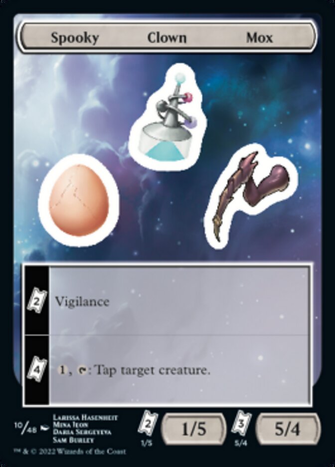 Spooky Clown Mox [Unfinity Stickers] | Gate City Games LLC