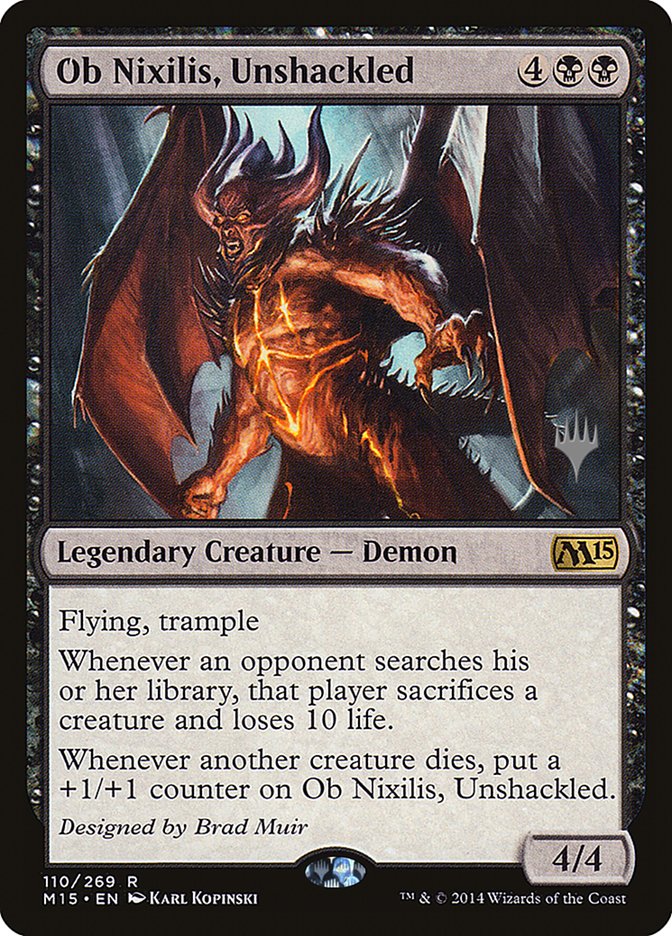 Ob Nixilis, Unshackled [Magic 2015 Promos] | Gate City Games LLC
