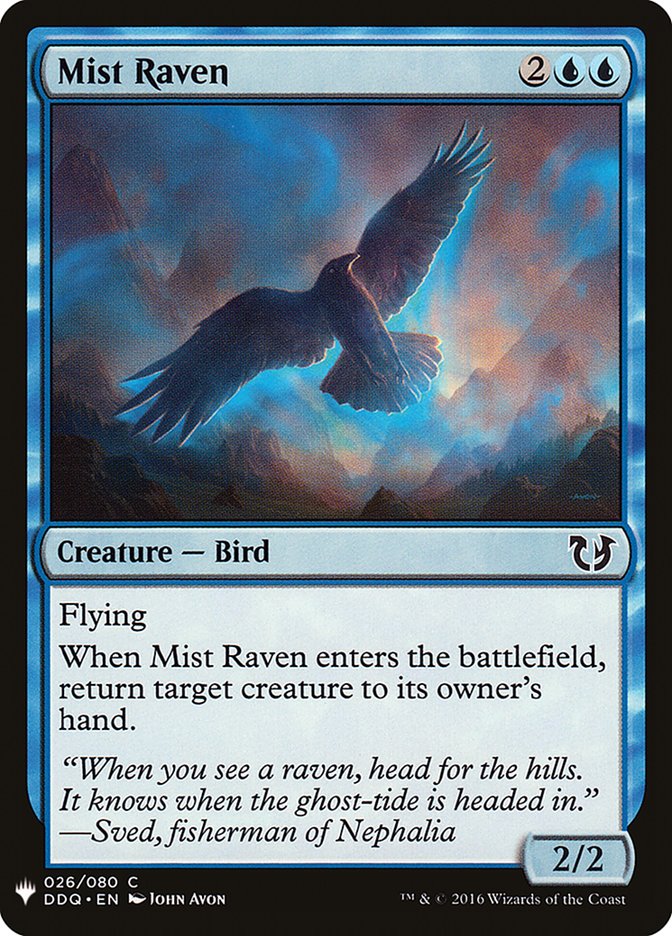 Mist Raven [Mystery Booster] | Gate City Games LLC