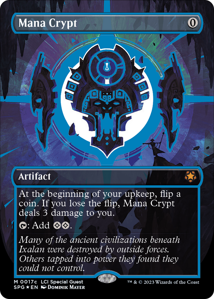 Mana Crypt (0017c) (Borderless) [The Lost Caverns of Ixalan Special Guests] | Gate City Games LLC