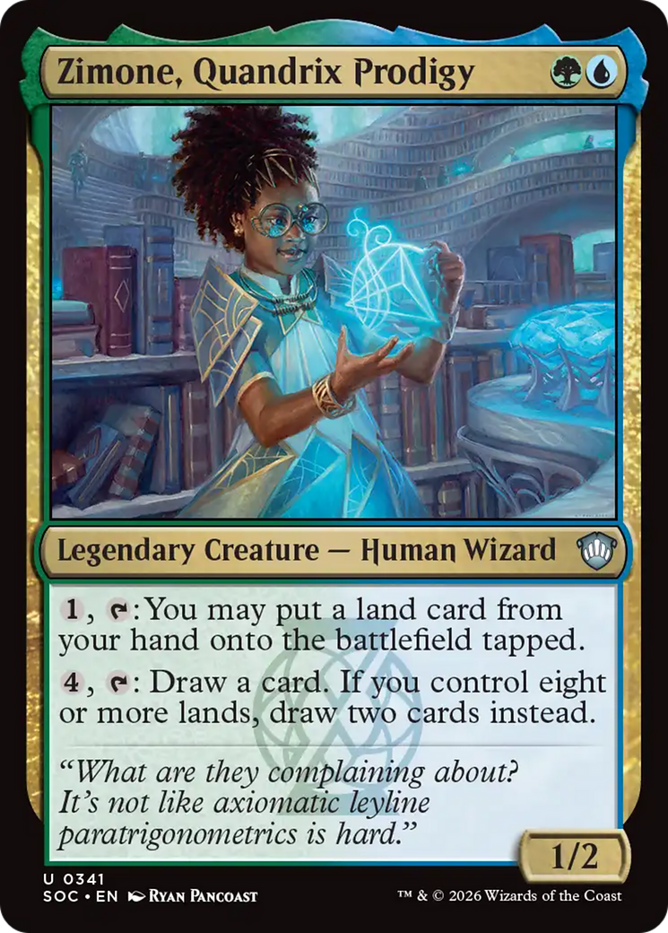 Zimone, Quandrix Prodigy [Secrets of Strixhaven Commander] | Gate City Games LLC
