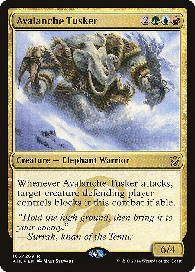 Avalanche Tusker [Khans of Tarkir] | Gate City Games LLC