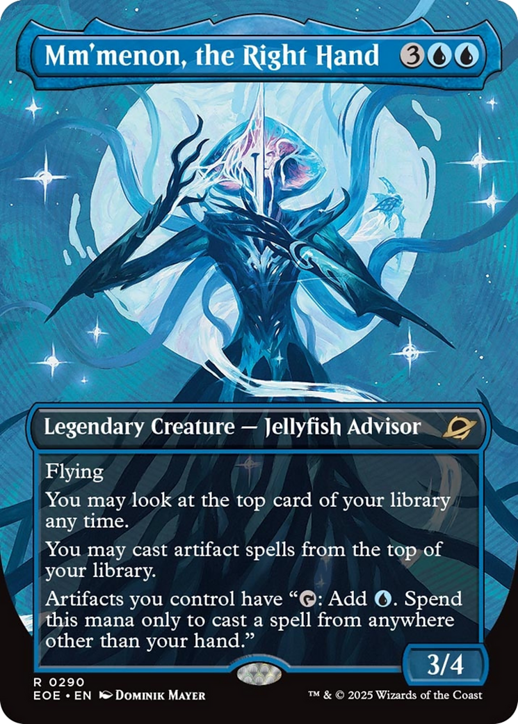 Mm'menon, the Right Hand (Borderless) [Edge of Eternities] | Gate City Games LLC