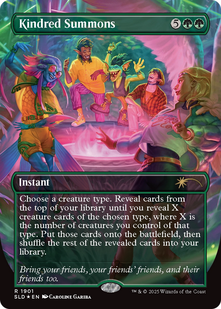 Kindred Summons (Double Rainbow Foil) [Secret Lair Drop Series] | Gate City Games LLC