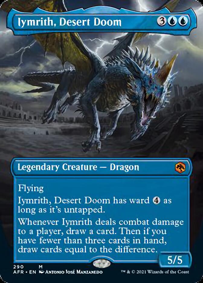 Iymrith, Desert Doom (Borderless Alternate Art) [Dungeons & Dragons: Adventures in the Forgotten Realms] | Gate City Games LLC
