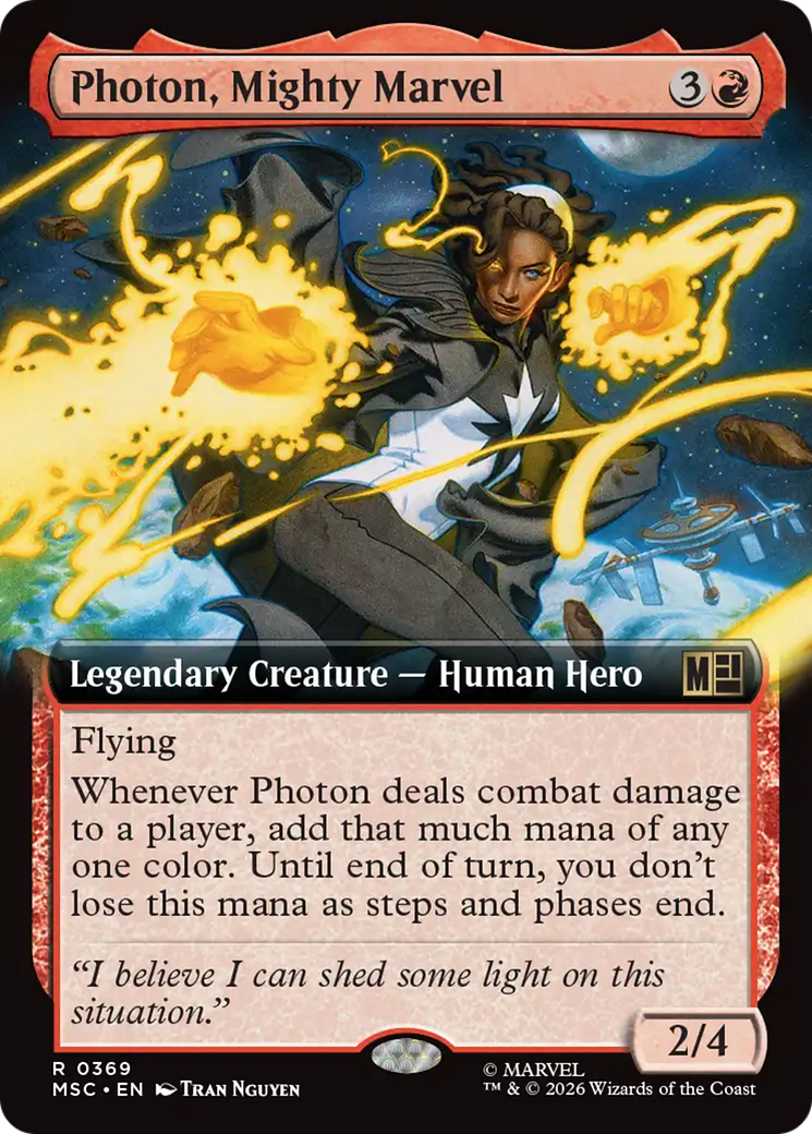 Photon, Mighty Marvel (Extended Art) [Marvel Super Heroes Commander] | Gate City Games LLC