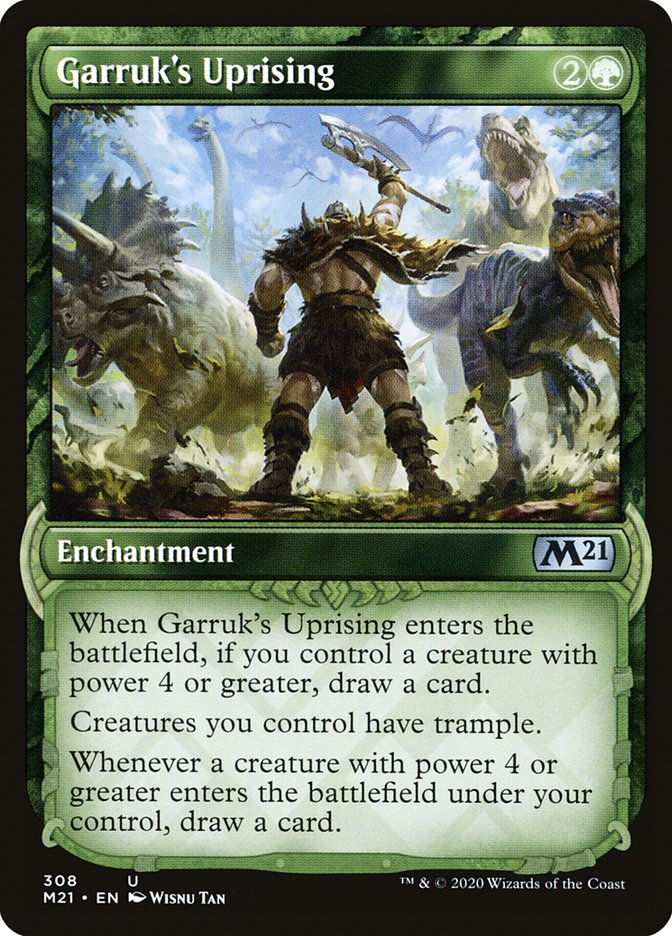 Garruk's Uprising (Showcase) [Core Set 2021] | Gate City Games LLC