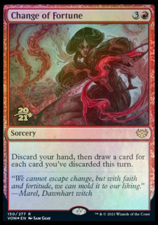 Change of Fortune [Innistrad: Crimson Vow Prerelease Promos] | Gate City Games LLC