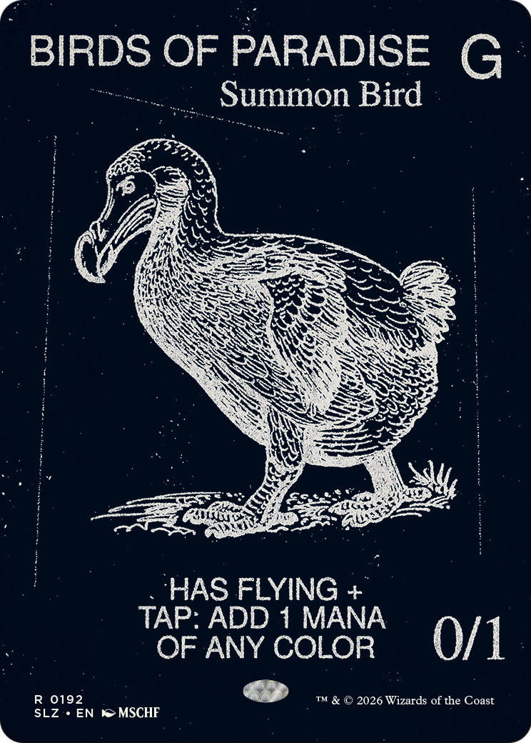 Birds of Paradise (0192) [Secret Lair x MSCHF: The Zeta Set] | Gate City Games LLC