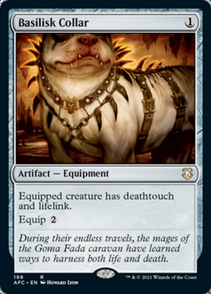 Basilisk Collar [Dungeons & Dragons: Adventures in the Forgotten Realms Commander] | Gate City Games LLC