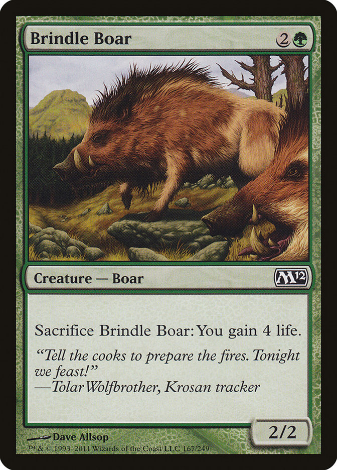 Brindle Boar [Magic 2012] | Gate City Games LLC