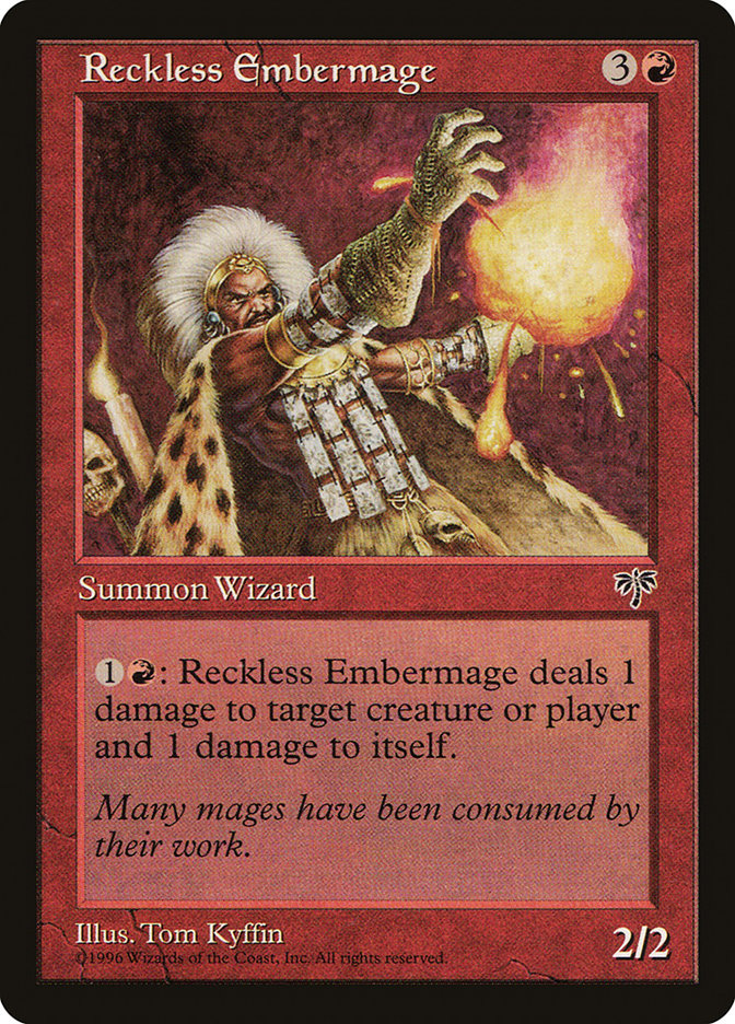 Reckless Embermage [Mirage] | Gate City Games LLC