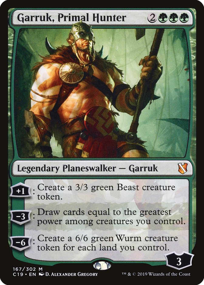 Garruk, Primal Hunter [Commander 2019] | Gate City Games LLC