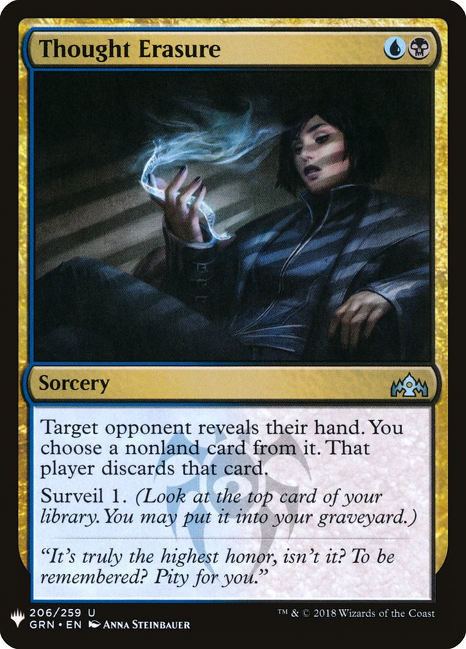 Thought Erasure [Mystery Booster] | Gate City Games LLC