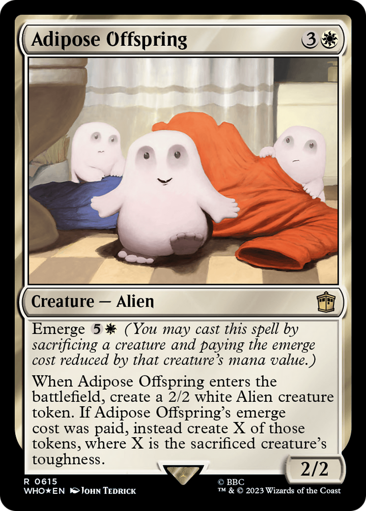 Adipose Offspring (Surge Foil) [Doctor Who] | Gate City Games LLC