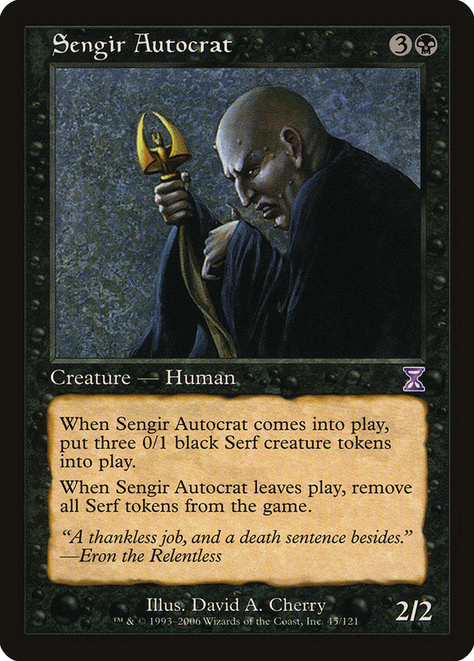 Sengir Autocrat [Time Spiral Timeshifted] | Gate City Games LLC