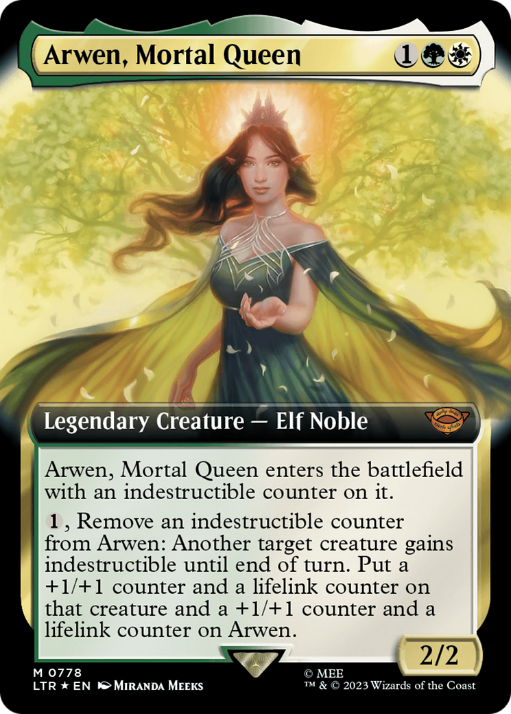 Arwen, Mortal Queen (Extended Art) (Surge Foil) [The Lord of the Rings: Tales of Middle-Earth] | Gate City Games LLC