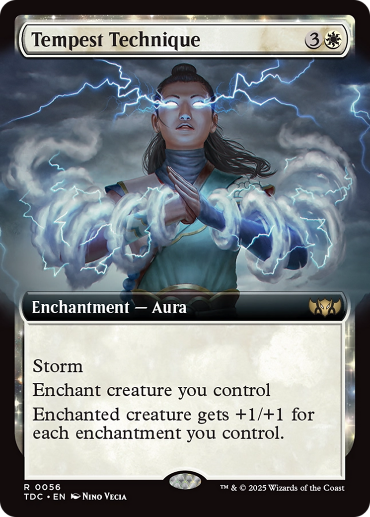 Tempest Technique (Extended Art) [Tarkir: Dragonstorm Commander] | Gate City Games LLC