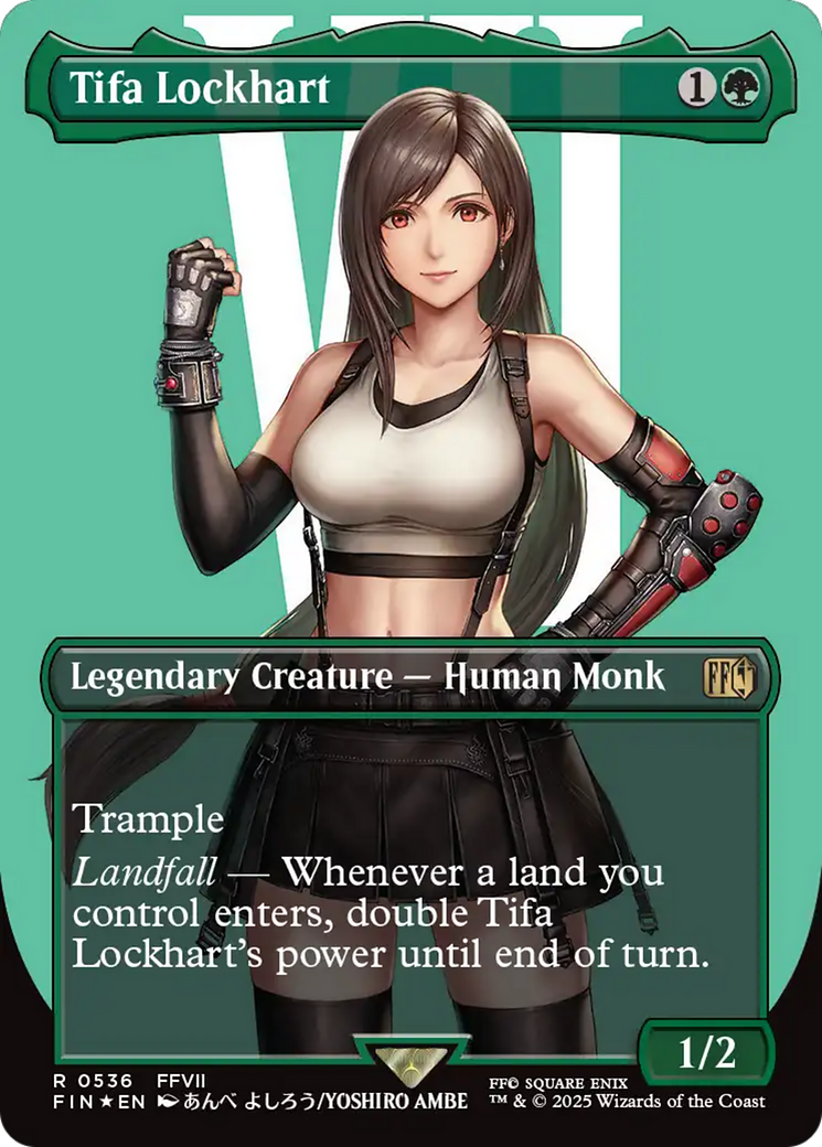 Tifa Lockhart (Borderless) (Surge Foil) [FINAL FANTASY] | Gate City Games LLC