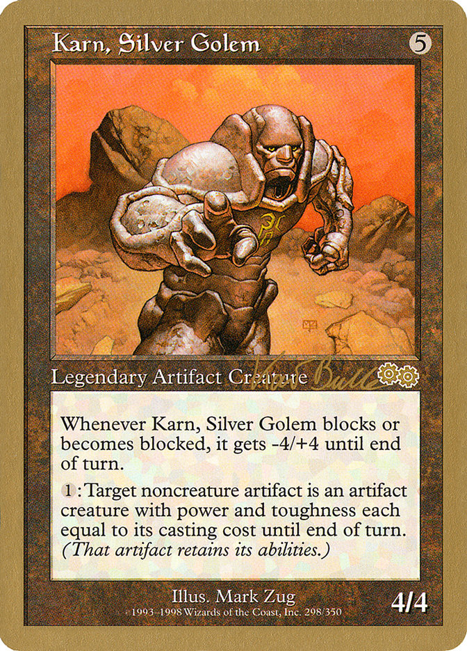 Karn, Silver Golem (Kai Budde) [World Championship Decks 1999] | Gate City Games LLC