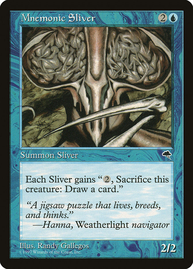Mnemonic Sliver [Tempest] | Gate City Games LLC