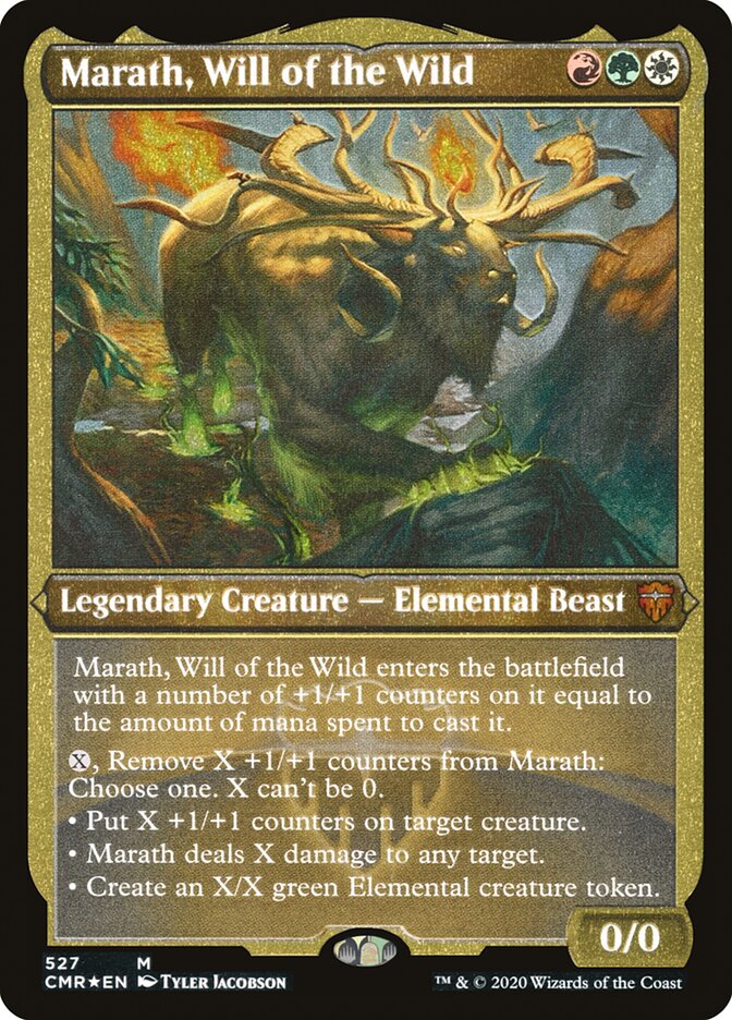Marath, Will of the Wild (Etched) [Commander Legends] | Gate City Games LLC
