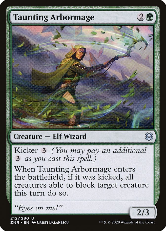 Taunting Arbormage [Zendikar Rising] | Gate City Games LLC