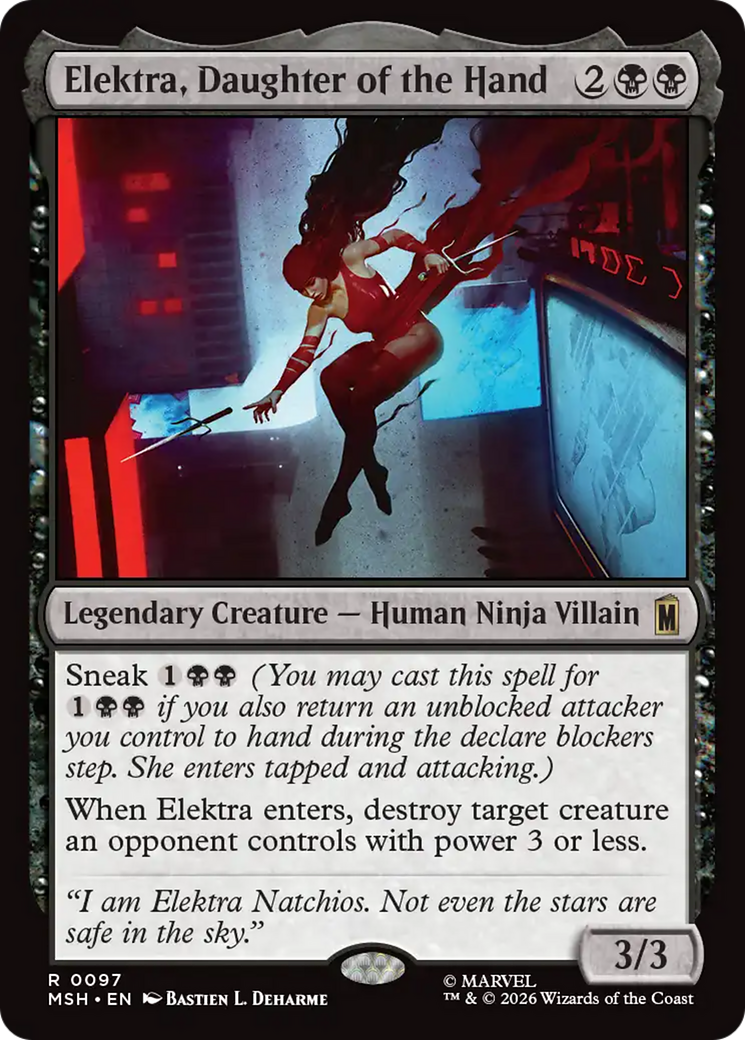 Elektra, Daughter of the Hand [Marvel Super Heroes] | Gate City Games LLC