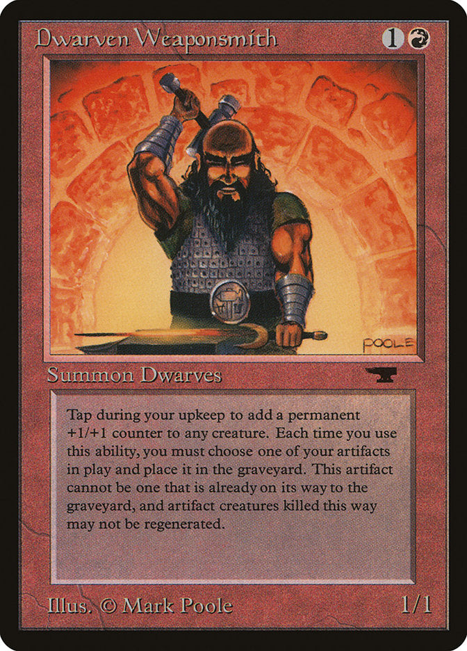 Dwarven Weaponsmith [Antiquities] | Gate City Games LLC